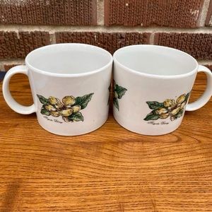 Magnolia Botanical Gardens Tabletop Unlimited Jumbo Mugs Set of two.